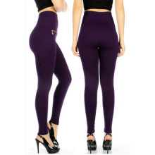 Taille haute Fleece à capuche Leggings pantalon sans soudure